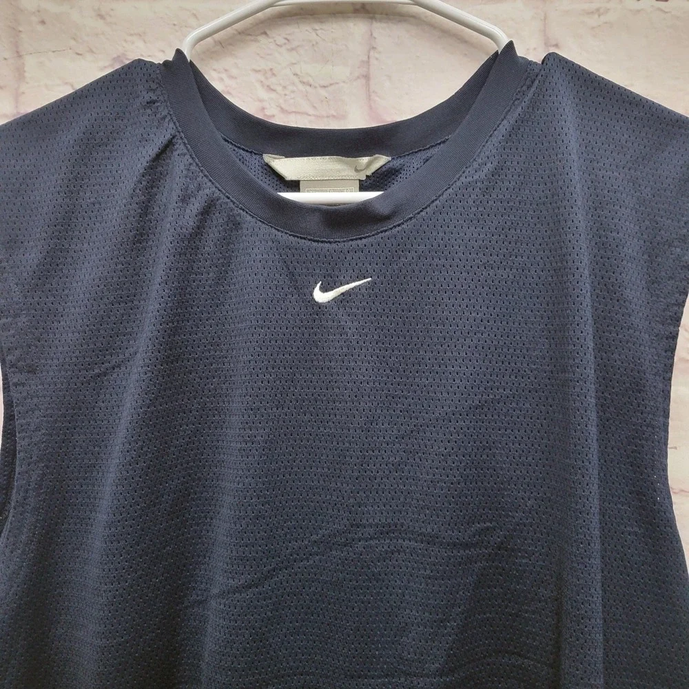 Lot of 2 Nike Mesh Sleeveless Tank Tops Mens XL Center Swoosh Athletic Gym‎ Y2K